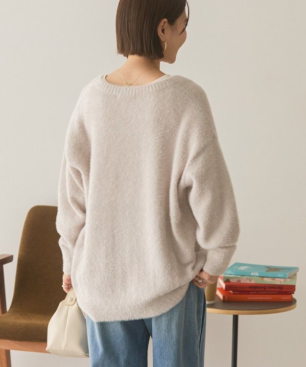 AMERICAN HOLIC フェアリーVネックカーディガン Light Gray