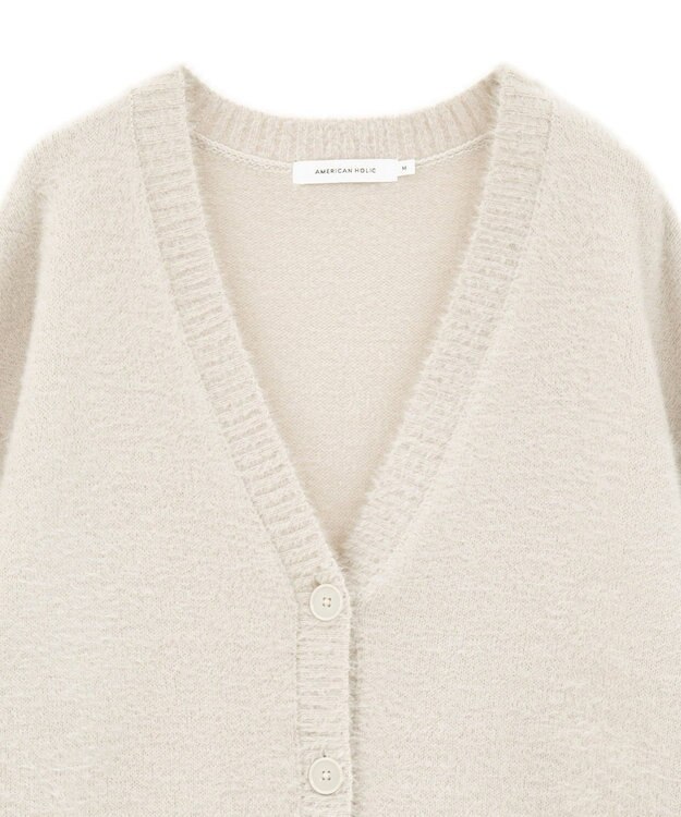 AMERICAN HOLIC フェアリーVネックカーディガン Light Gray