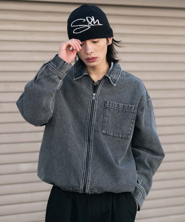 WEGO デニムシャツジャケット デニムブラックソノタ