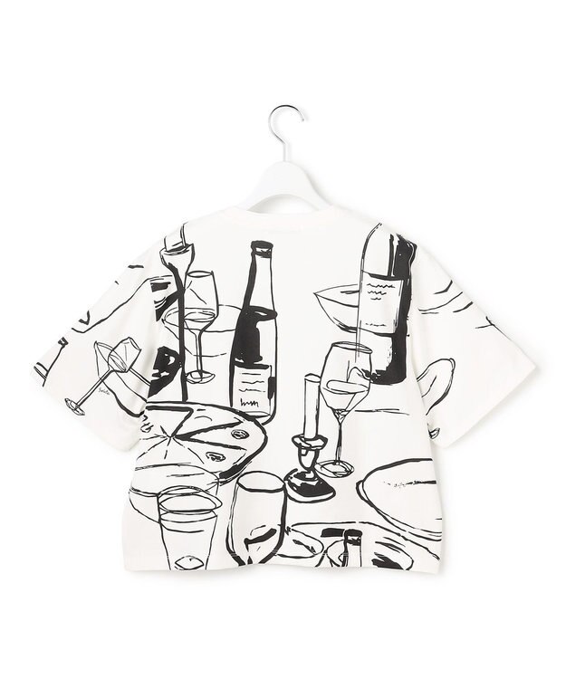 ICB L 【30th ANNIVERSARY】 MILANO プリントTシャツ オフホワイト系