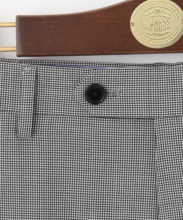 J.PRESS MEN 【J.PRESS MOVING】REDA ACTIVEマイクロハウンドトゥース スラックス ブラック系8