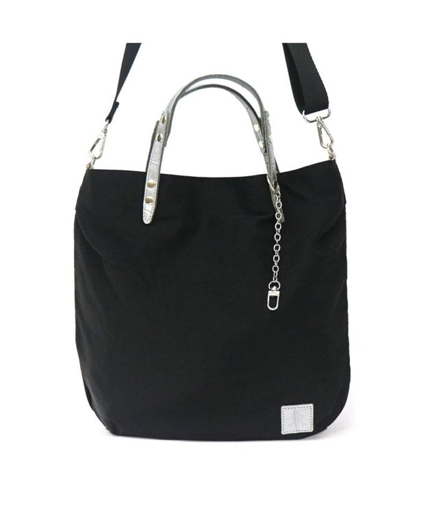 Regalo Felice 【超軽量 / ショルダー付き】2wayトート / REGALO BKS(ブラック×シルバー)