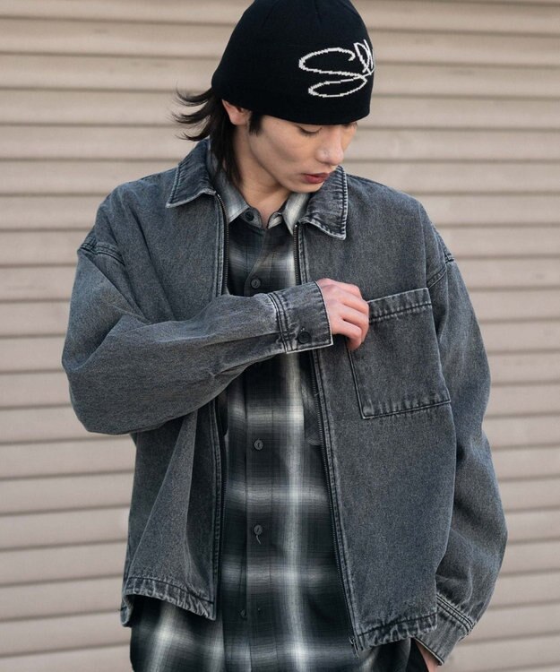 WEGO デニムシャツジャケット デニムブラックソノタ