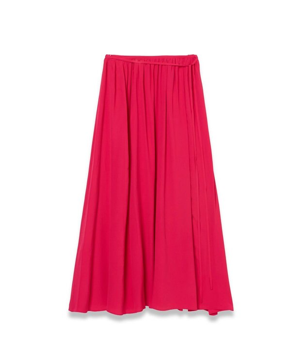 JOSEPH シルクブレンドクレープ　スカート Fuchsia