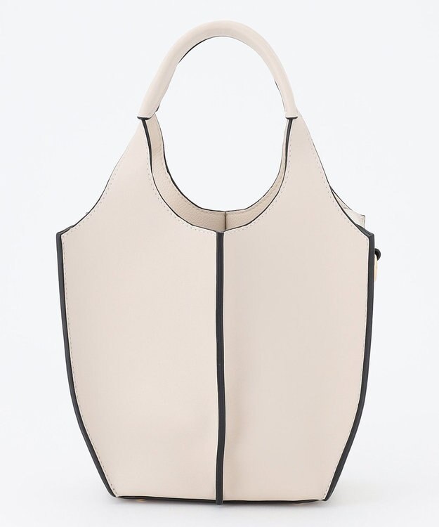 23区 アウトシームミニショルダー バッグ アイボリー系