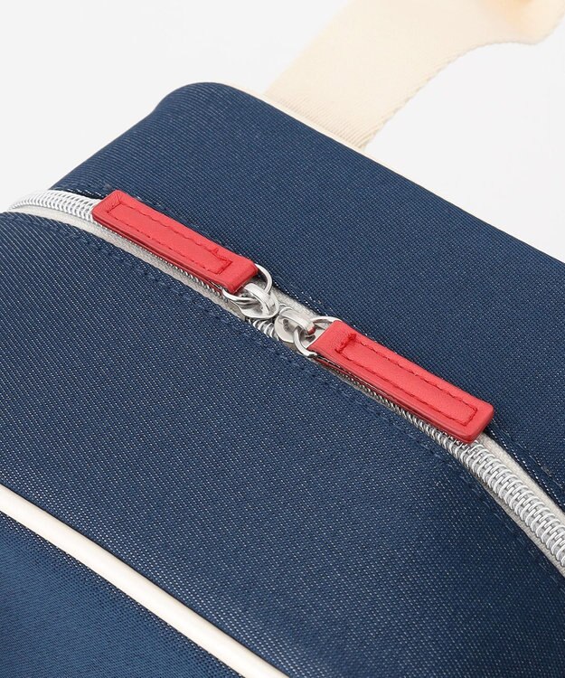 23区GOLF 【WOMEN】合皮×デニム調保冷カートバッグ ネイビー系