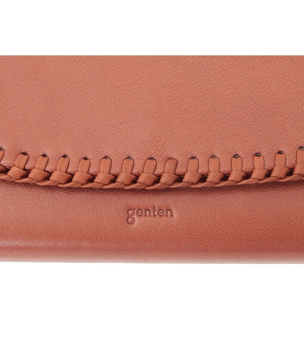genten ウールシープソフト 長財布 チャ