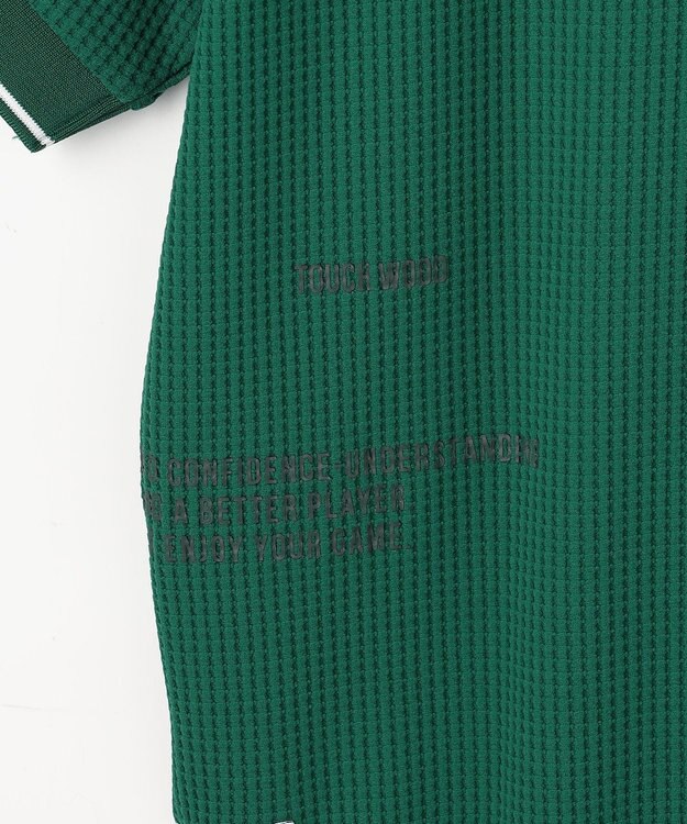 PW CIRCULUS 【WOMEN】ワッフルハーフジップポロ 2026年モデル ゴルフウェア レディース グリーン系