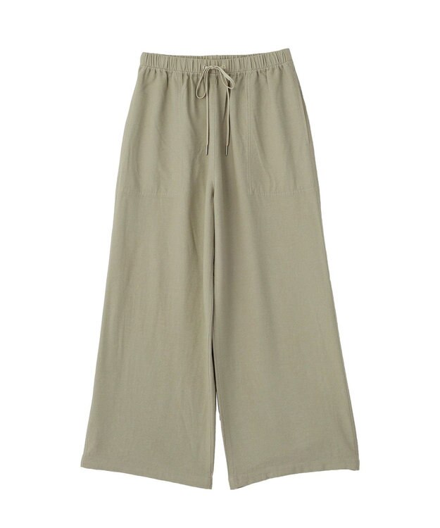 AMERICAN HOLIC 【マルチ機能】ベイカーリラックスパンツ Khaki