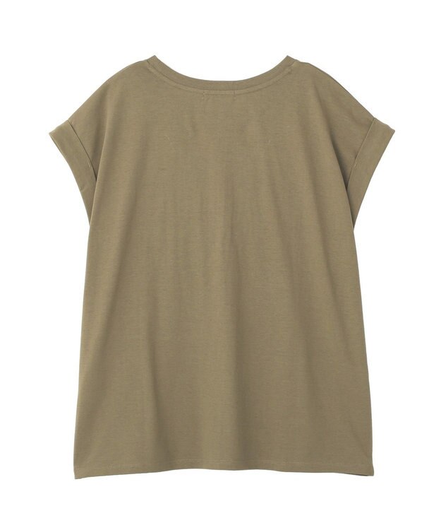 Green Parks 汗染み防止フレンチロゴＴシャツ Khaki
