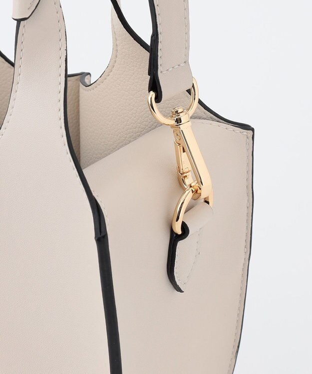 23区 アウトシームミニショルダー バッグ アイボリー系