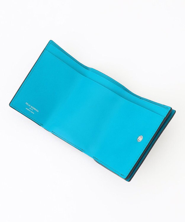 JOSEPH HOMME 【WEB限定】【PELLE MORBIDA】コンパクトウォレット ブラックxサックス