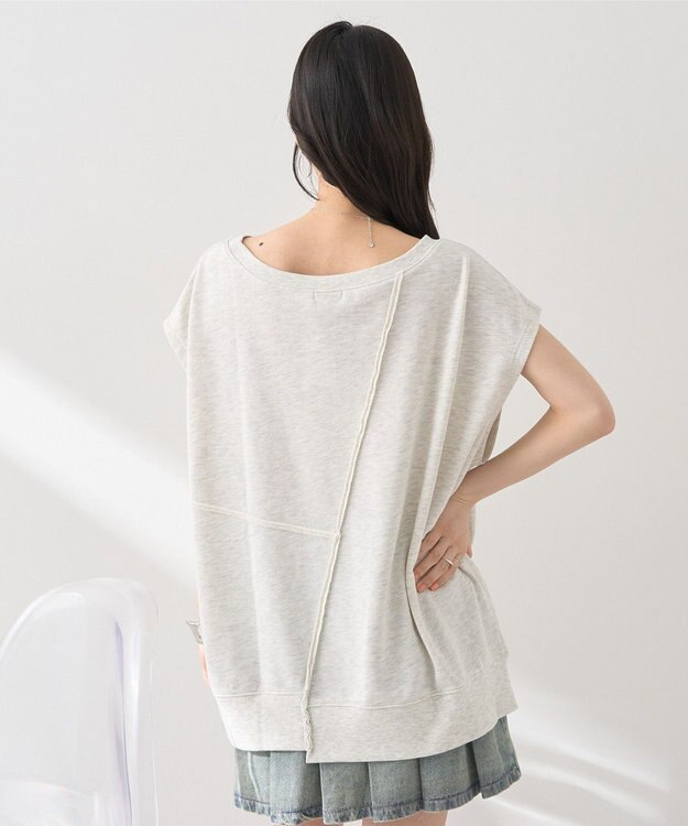 earth music&ecology マルチウェイリメイク風プルオーバー Oatmeal