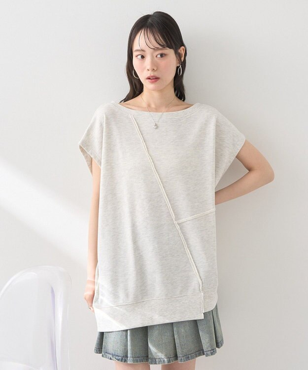 earth music&ecology マルチウェイリメイク風プルオーバー Oatmeal