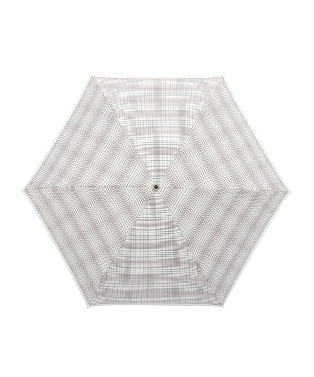MOONBAT GRACY(グレイシー) 晴雨兼用日傘 折りたたみ傘 T/C Neo classic check オフホワイト