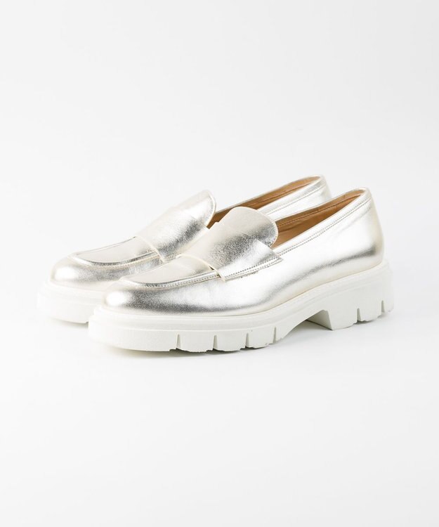 BONTRE 【LucaGrossi/ルカグロッシ】軽量厚底ローファー/G815M-VS シルバー