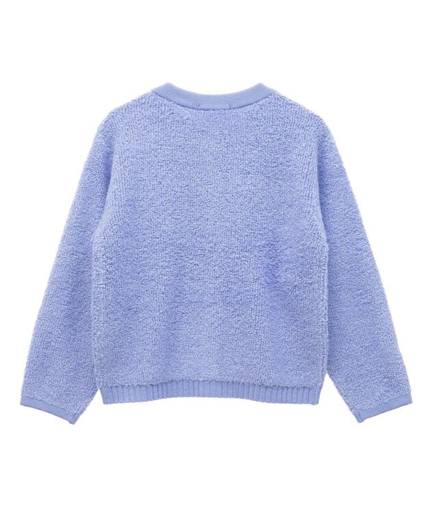 Green Parks ループ編み金釦ニットカーディガン Blue