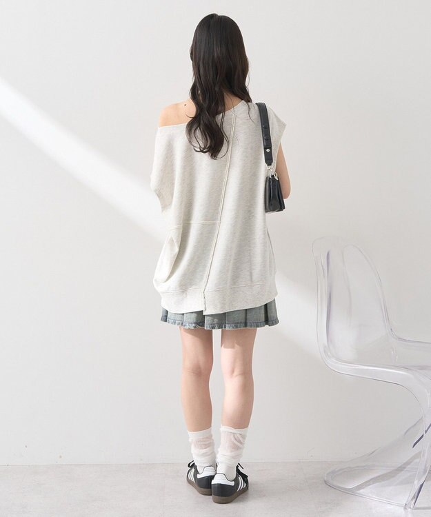 earth music&ecology マルチウェイリメイク風プルオーバー Oatmeal