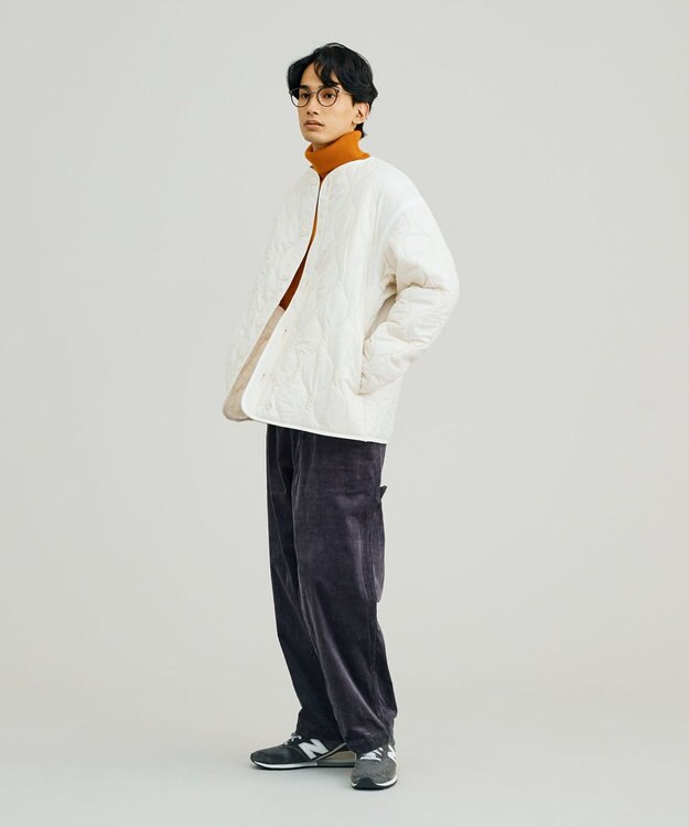 J.PRESS YORK STREET 【UNISEX】キルティングジャケット ホワイト系