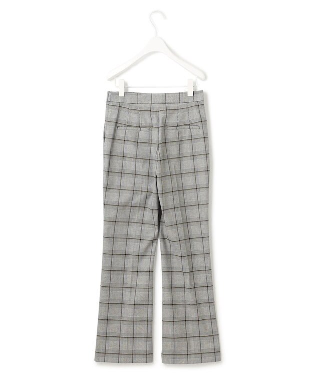 ICB T/Rグレンチェック　セミフレアパンツ グレンチェック系