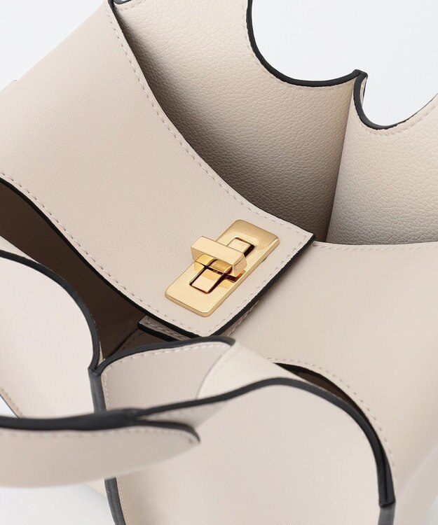 23区 アウトシームミニショルダー バッグ アイボリー系