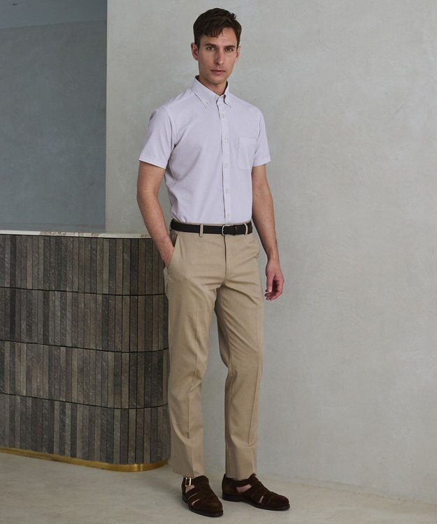 GOTAIRIKU とにかく涼しい/酷暑対応【吸水速乾】クールマックスサッカーシャツ（25/26年モデル） パープル×白