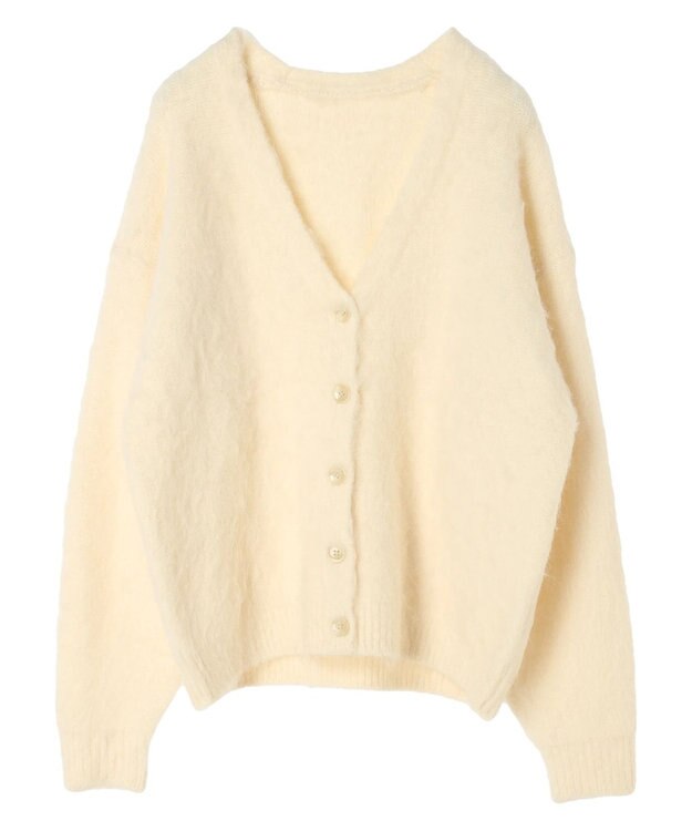 Green Parks ■ＡＪＵＧＡ．×ＧＰ　シャギーニットカーディガン Off White