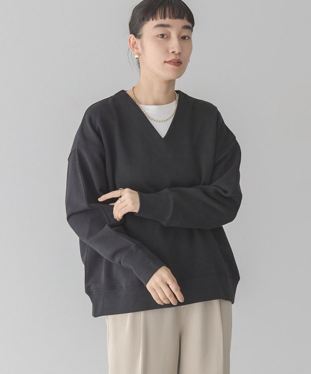 AMERICAN HOLIC Ｖネックスウェット Black