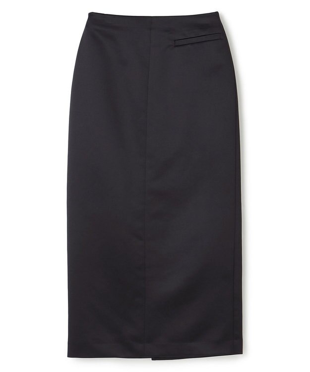 uncrave ラスターサテン スカート（uncrave WHITE） ブラック