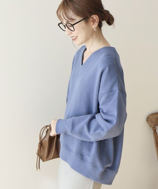 AMERICAN HOLIC Ｖネックスウェット Blue