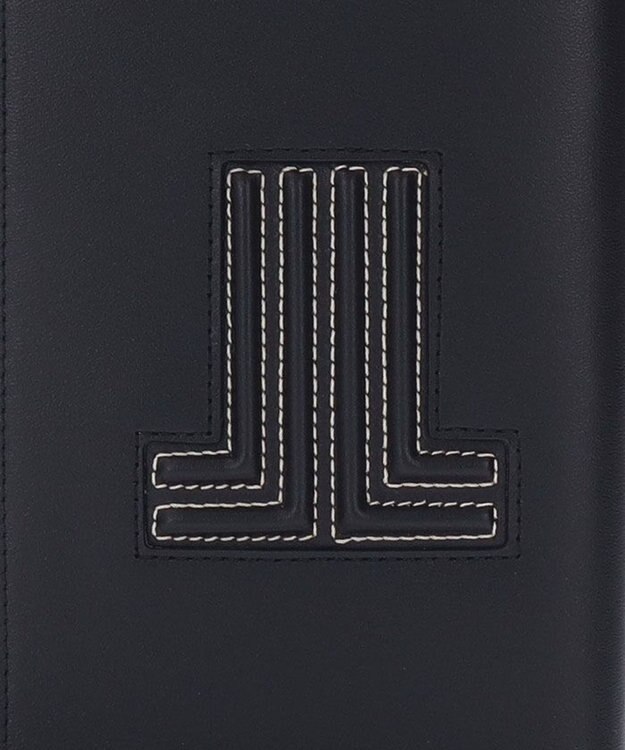 LANVIN en Bleu ヴィジュ スマホショルダー財布 ブラック