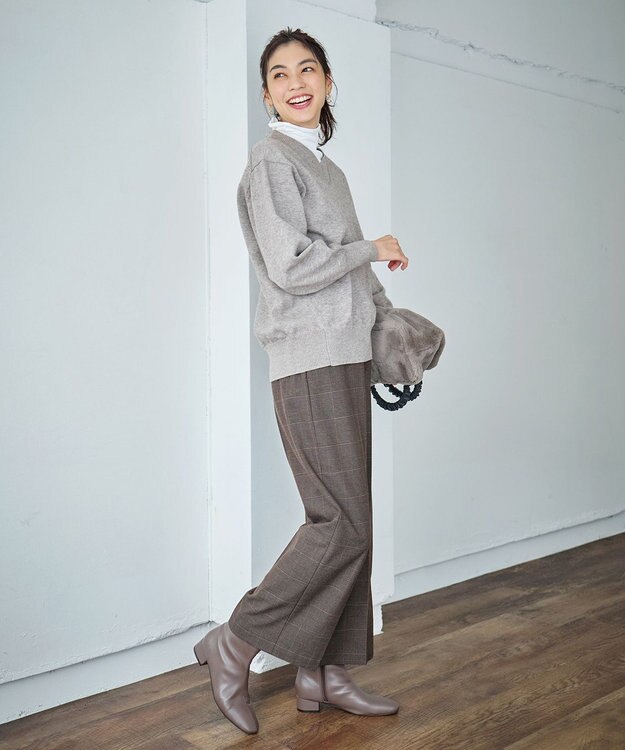 ANY L シアータートルネック オフ