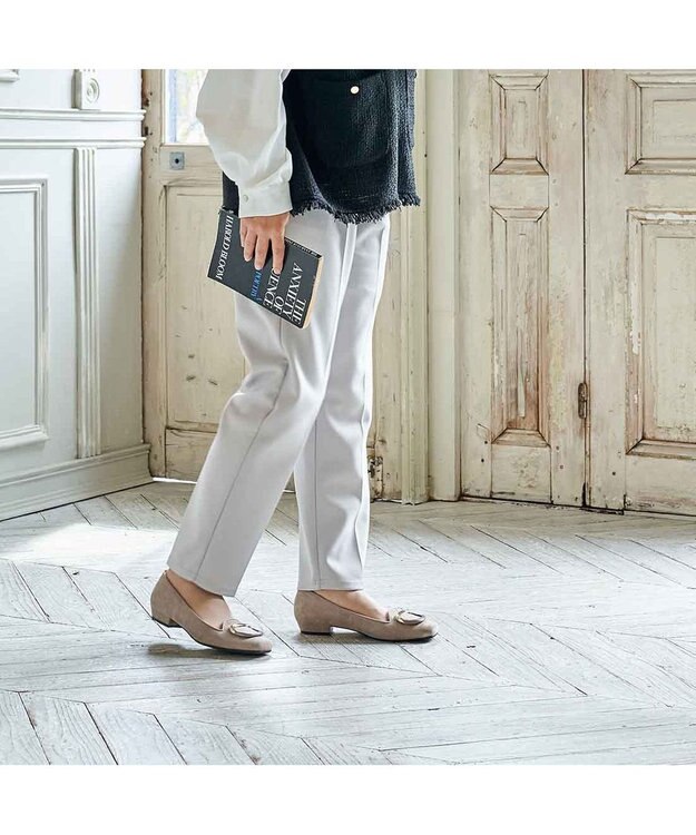 Riz raffinee <Riz raffinee>バックルオペラパンプス ベージュスエード