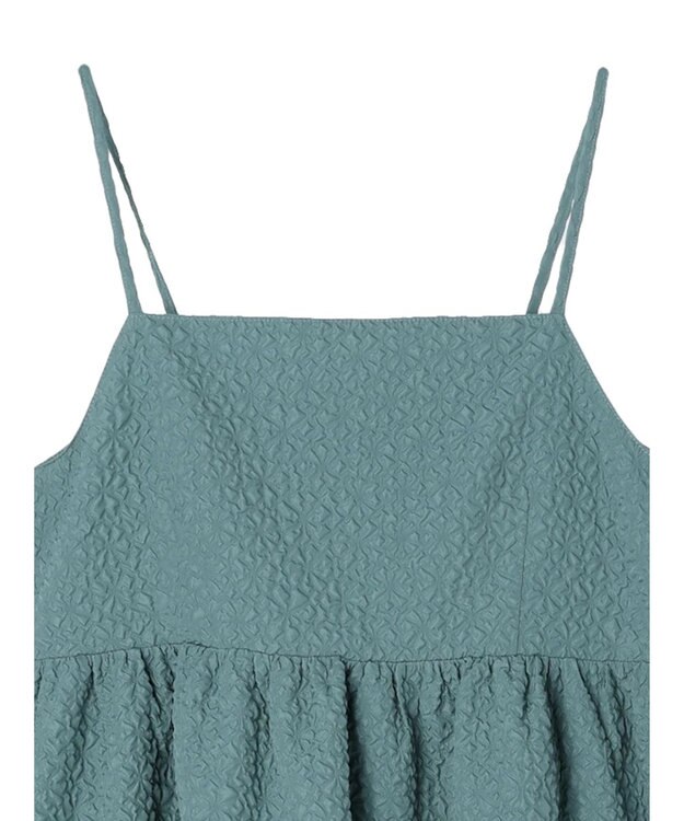 Green Parks ・ＥＬＥＮＣＡＲＥ　ＤＵＥ　フクレキャミワンピース Green