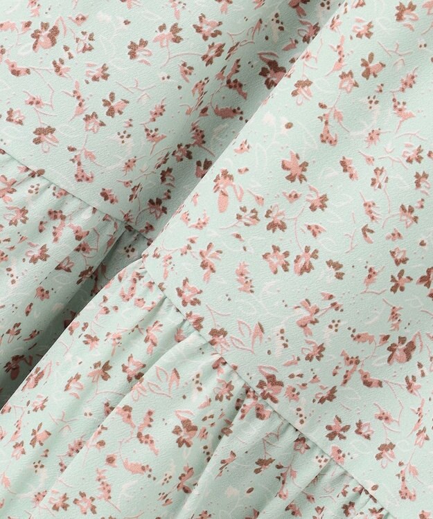 Feroux サマープリント ワンピース ライトグリーン系1