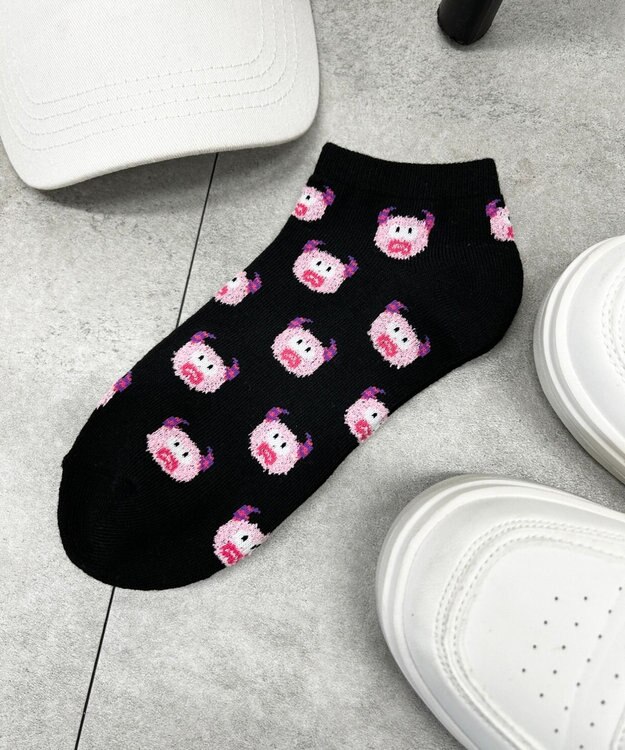 WEGO モンスター総柄ショートソックス