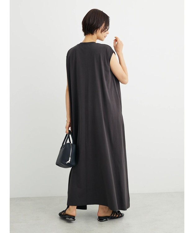 Green Parks ・ＳＵＧＡＲ　ＳＰＯＯＮ　フレンチフレアワンピース Charcoal Gray