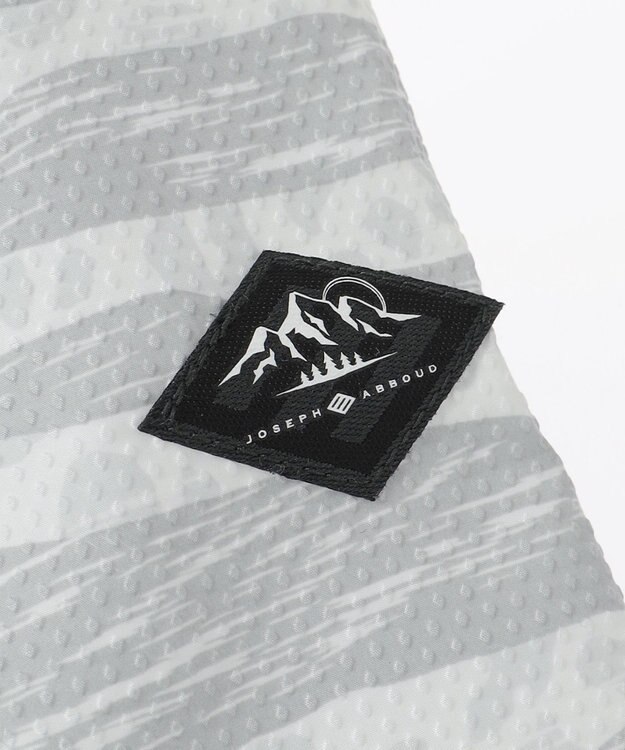 JOSEPH ABBOUD MOUNTAIN エンボスサファリカモ 半袖シャツ グレー系5