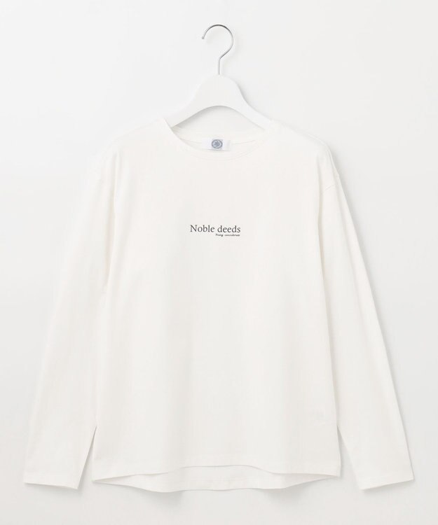 J.PRESS LADIES ロゴ Tシャツ ホワイト系