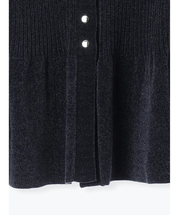 Te chichi モールペプラム2WAYニット チャコールグレー