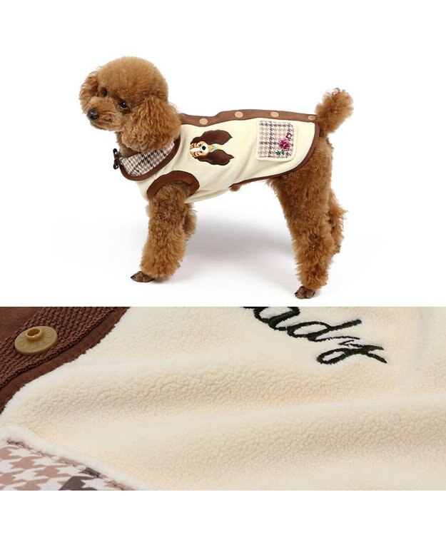 PET PARADISE ディズニー わんわん物語 背開きベスト 《レディー》小型犬 ベージュ