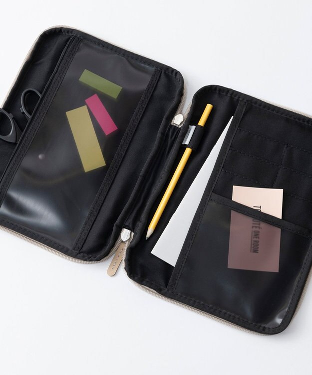 TRICOTE  【大容量/便利なポケット多数あり】母子手帳ケース M （B6用） 35STRIPE