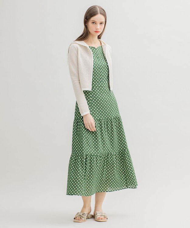 TOCCA 【洗える！】SCOOP フーディボレロ ベージュ系