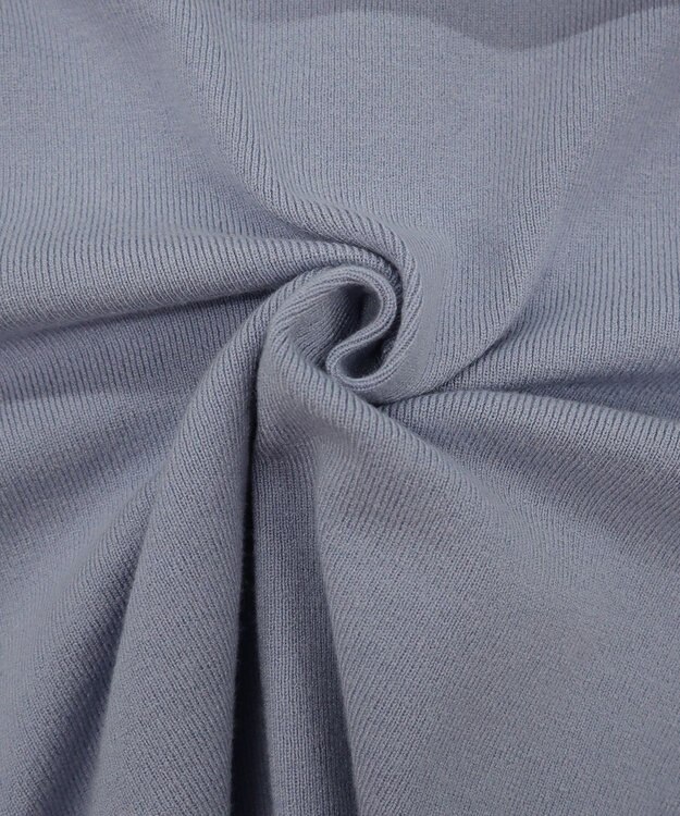 Tiaclasse 【洗える】パールボタンニットカーデ サックス