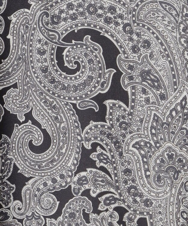 23区 L 【洗える】Rattiペイズリープリント ティアード ワンピース ベージュ系