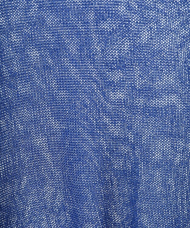 earth music&ecology 接触冷感シアークルーニットカーディガン Blue