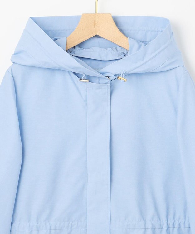 組曲 L 【2WAY】フード付き ライトアウター サックスブルー系