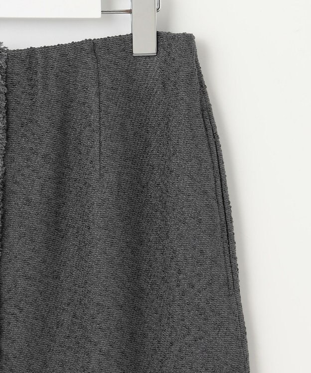 自由区 S ブライトリングツイードストレート スカート スレート