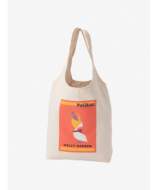 HELLY HANSEN ティアドロップトート レッドプリント