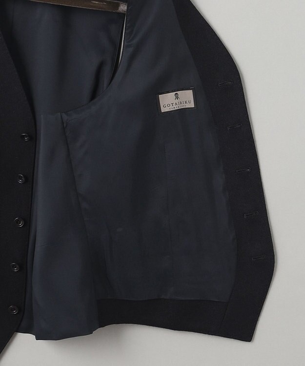 GOTAIRIKU RENEWOOL_CASHMEREベスト ネイビー系